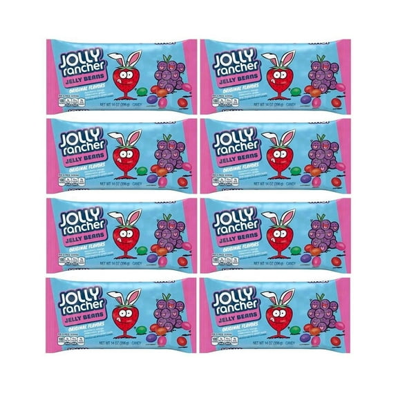 Jolly Rancher Jelly Beans, 14-Ounce Bag (Pack of 8)