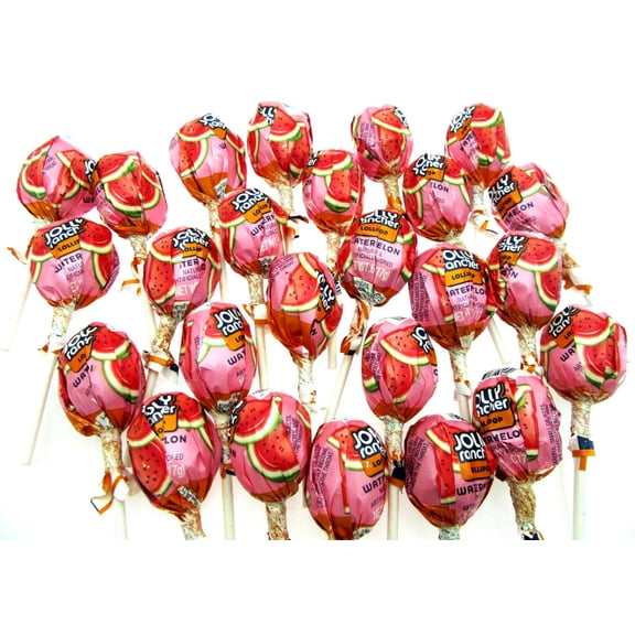 Jolly Rancher Lolli Pops Watermelon Suckers Hard Candy 16oz One Pound