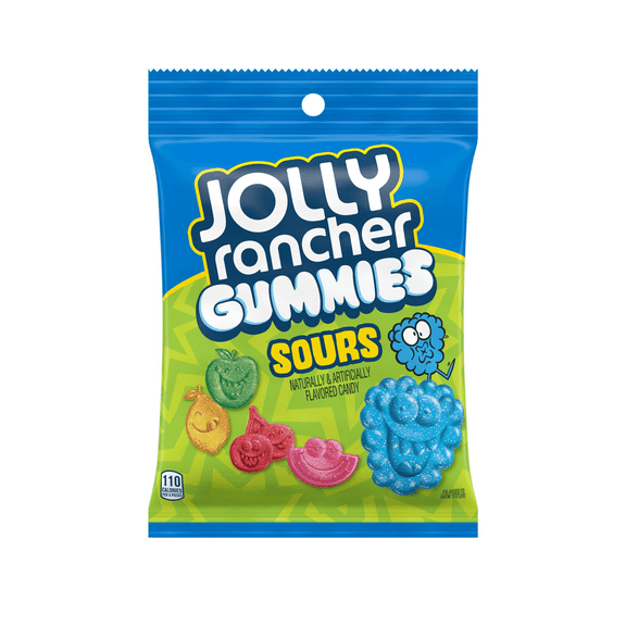 Jolly Rancher Sour Gummies 6.5 oz Bag - Pack of 12