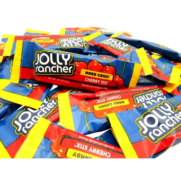 Jolly Rancher Stix Cherry Sticks Hard Candy  8oz  Half Pound