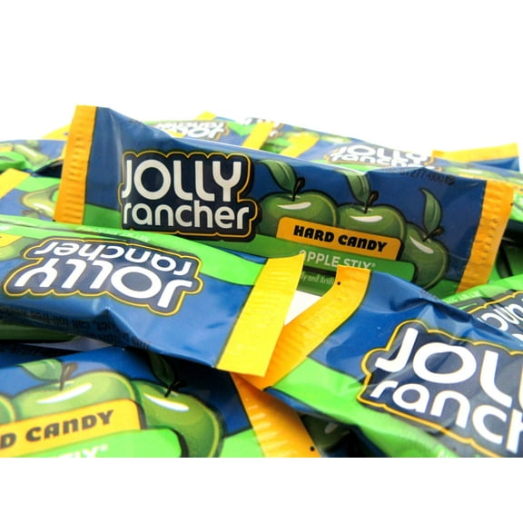 Jolly Rancher Stix Green Apple Sticks Hard Candy 8oz Half Pound