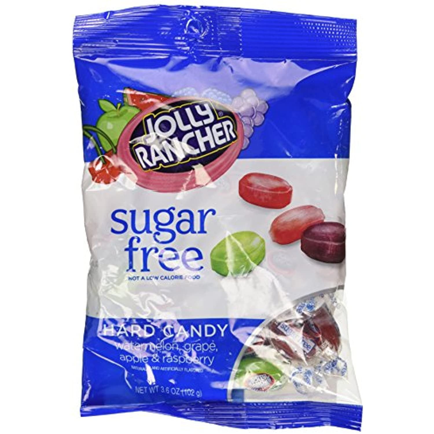 Jolly Rancher Sugar Free Hard Candy 3 6 Oz Bag (3 6 Oz) Walmart com