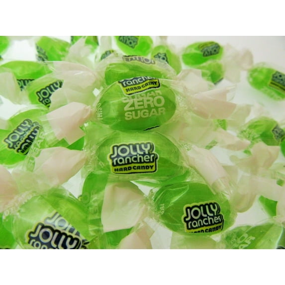 Jolly Rancher ZERO SUGAR FREE Green Apple 8oz Candy Candies Half Pound