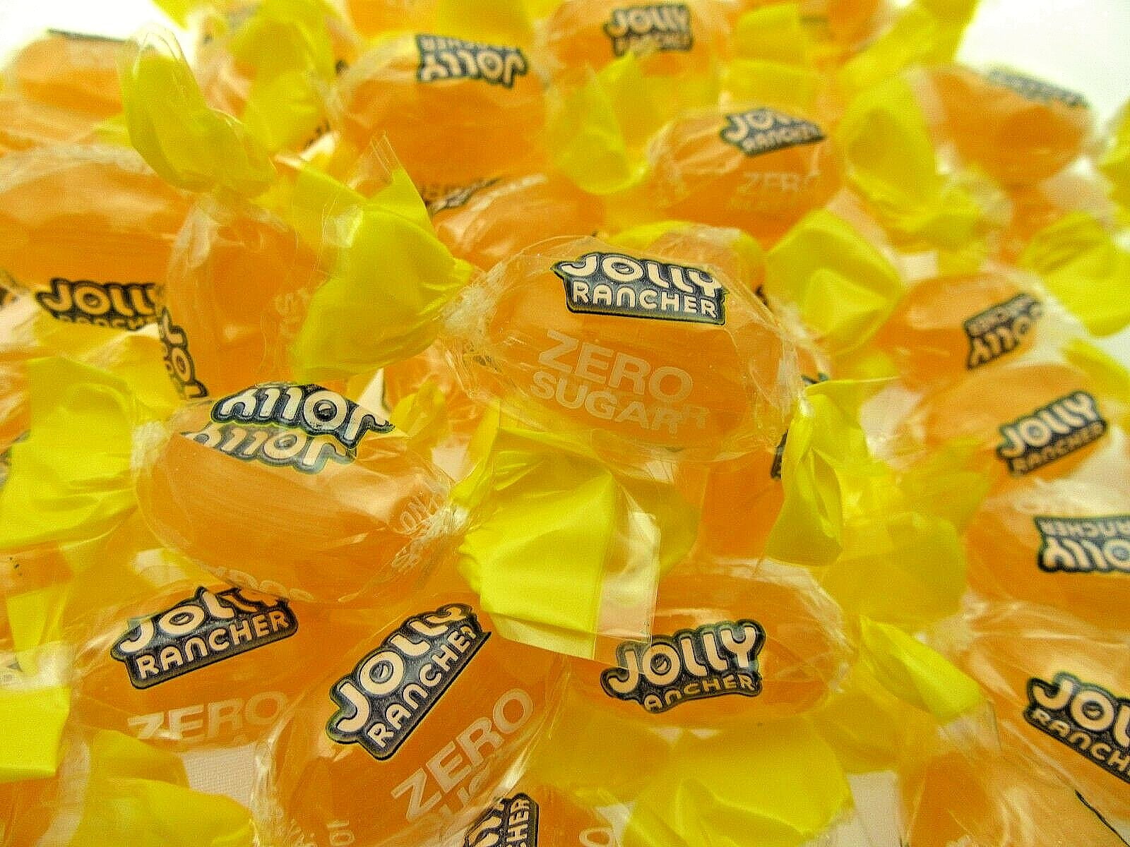 Jolly Rancher ZERO SUGAR FREE Mango 8oz Candy Candies Half