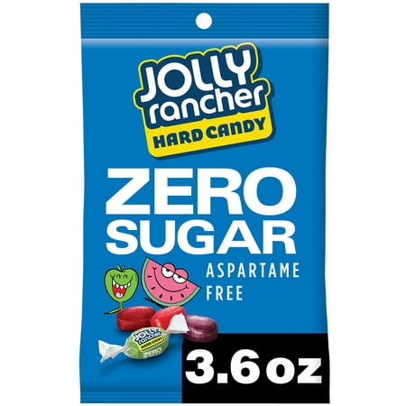 product image of Jolly Rancher Zero Sugar Assorted Fruit Flavored Hard Candy, Bag 3.6 oz