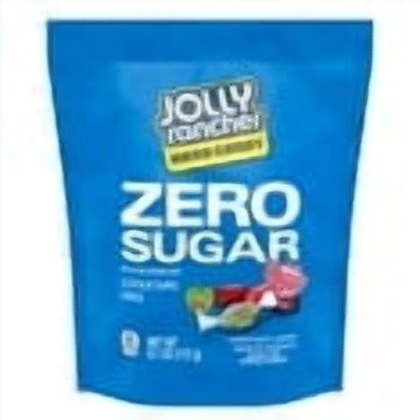 Jolly Rancher Zero Sugar Assorted Fruit Flavored Hard Candy, Bag 6.1 oz pack of 2