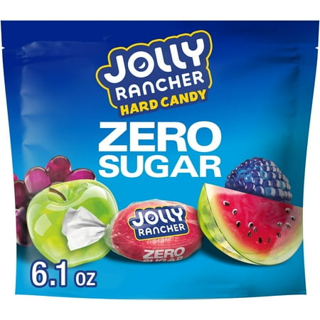Jolly Rancher Zero Sugar Candy, 6.1oz Bag, Assorted Fruit