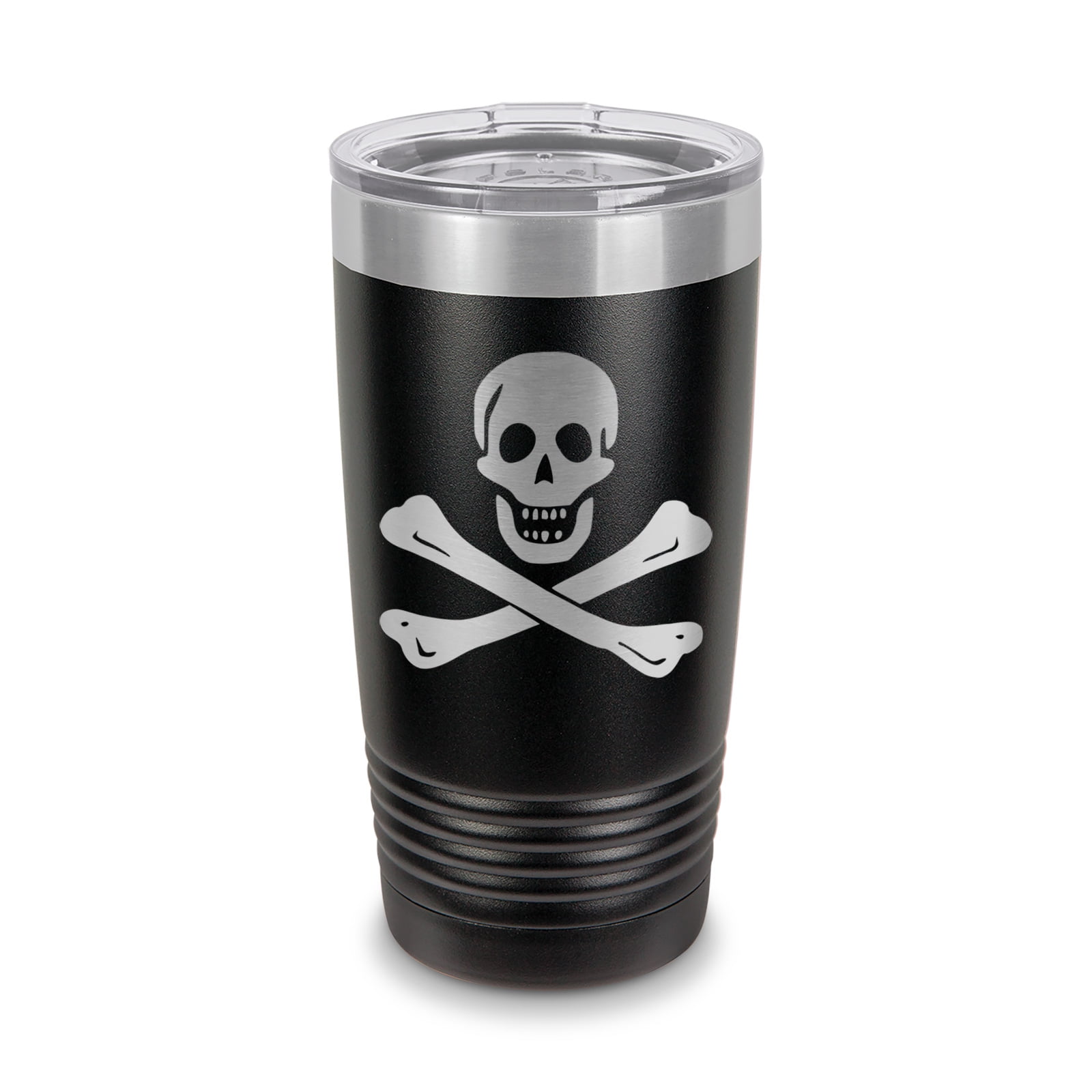 Jolly Roger Edward Of England Pirate Tumbler 20 Oz - Laser Engraved W 