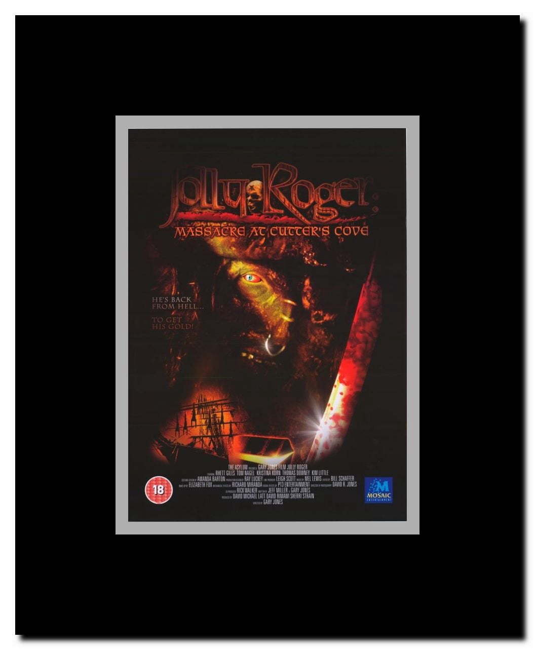 Jolly Roger: Massacre at Cutter's Cove Framed Movie Poster