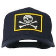 thumbnail image 1 of Jolly Roger Skull Military Patched Cap - Navy OSFM, 1 of 5