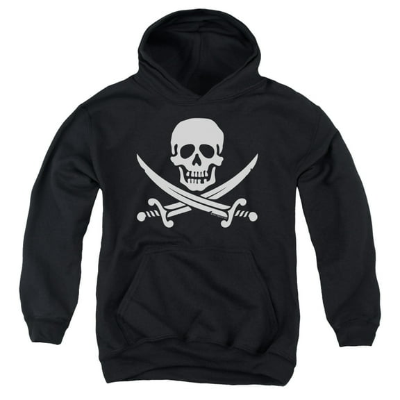 - Jolly Roger - Youth Hooded Sweatshirt - Large