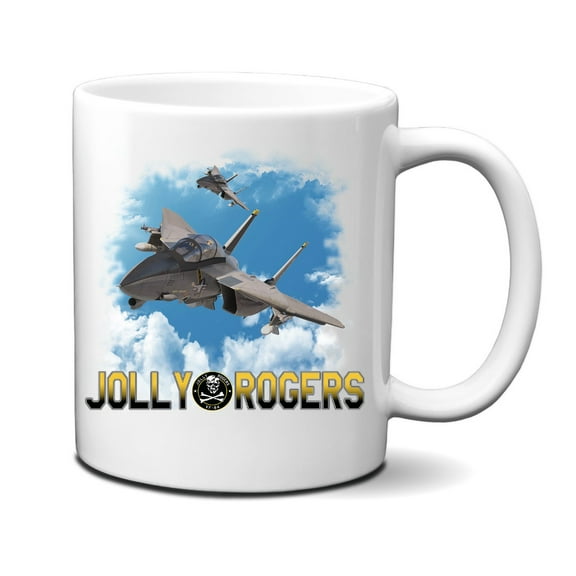Jolly Rogers Tomcats In The Clouds 11 Oz Ceramic Mug