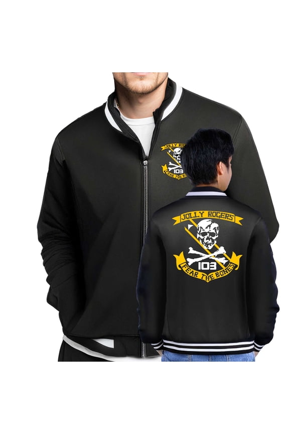 Jolly Rogers VF-103 Fear The Bones Holloway V-Street Full-Zip Jacket-XXL