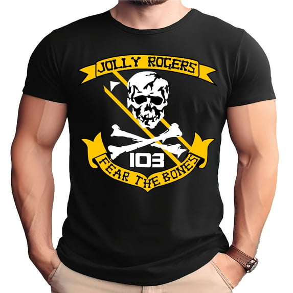 Jolly Rogers VF-103 Fear The Bones Shirt-Large