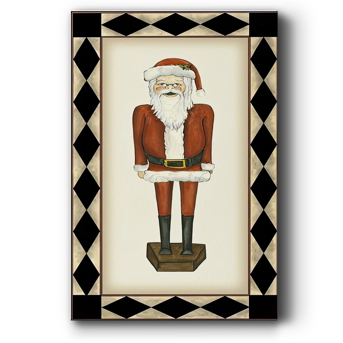 Jolly Santa- Gallery Wrapped Canvas