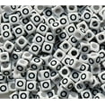 thumbnail image 1 of Jolly Store Crafts Letter "O" 7mm Cube Shape Alphabet Beads, 1 of 1