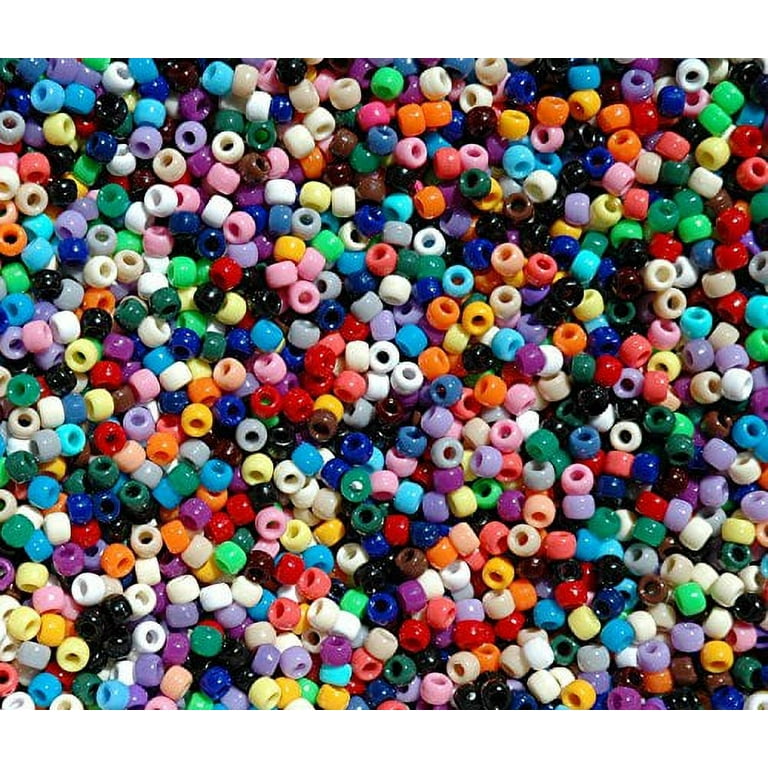  JOLLY STORE Crafts Opaque Black 11mm Tri Beads 500pc Made in  USA : Arts, Crafts & Sewing