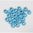 thumbnail image 1 of Jolly Store Crafts Powder Blue 9x6mm Pony Beads, Made in USA, 500pcs, 1 of 2