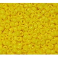 thumbnail image 1 of Jolly Store Crafts Yellow 6.5x4mm Mini Pony Beads, 1000pc., Made in USA, 1 of 2