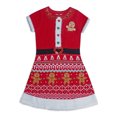 thumbnail image 1 of Jolly Sweaters Girls Christmas Novelty Sweater Dress, Sizes 4-16, 1 of 4