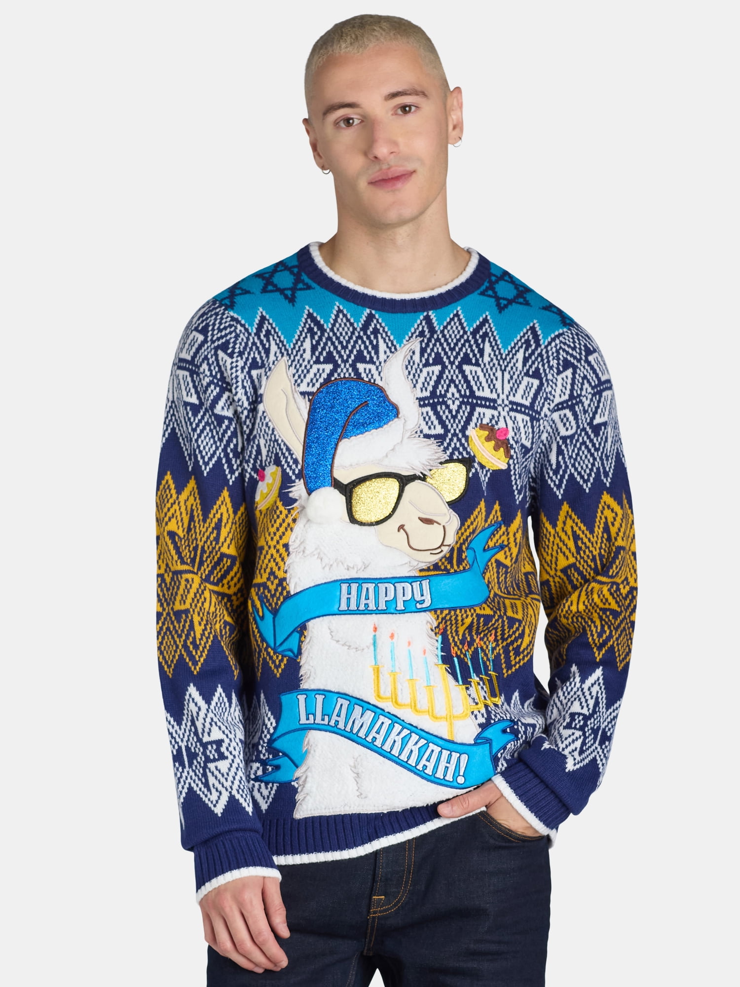 Mens Sweaters Hanukkah Sweater Walmart Jolly Sweaters Ugly