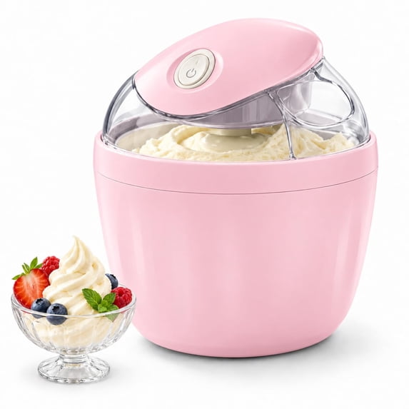 Compacta Ice Cream Machine Jolly Swirly Ice Cream Maker, Single Serve Personal Gelato and Sorbet ...