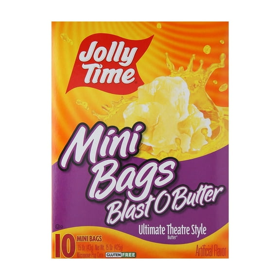 Jolly Time Blast O Butter Mini Microwave Popcorn (Pack of 2)