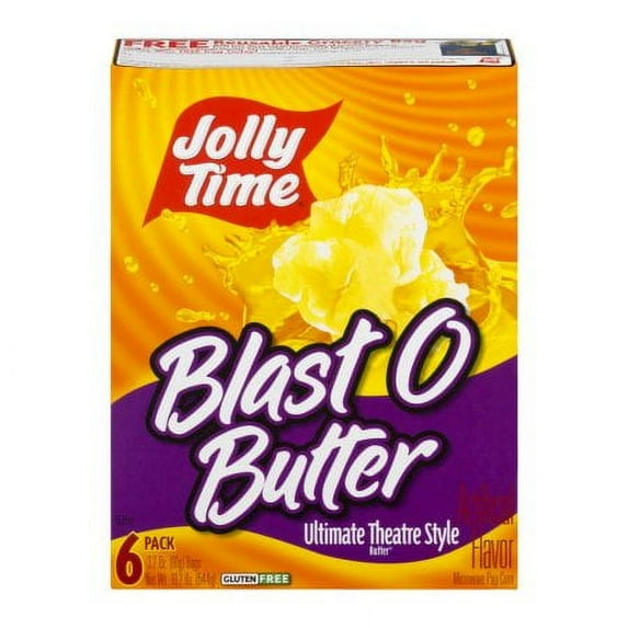 Jolly Time Blast O Butter Ultimate Theatre Style Microwave Popcorn (Pack of 2)