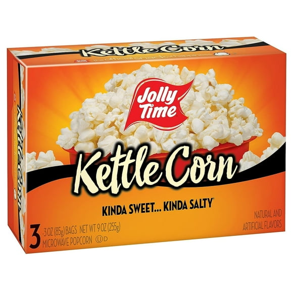 Jolly Time Kettle Corn Microwave Popcorn (Pack of 12)