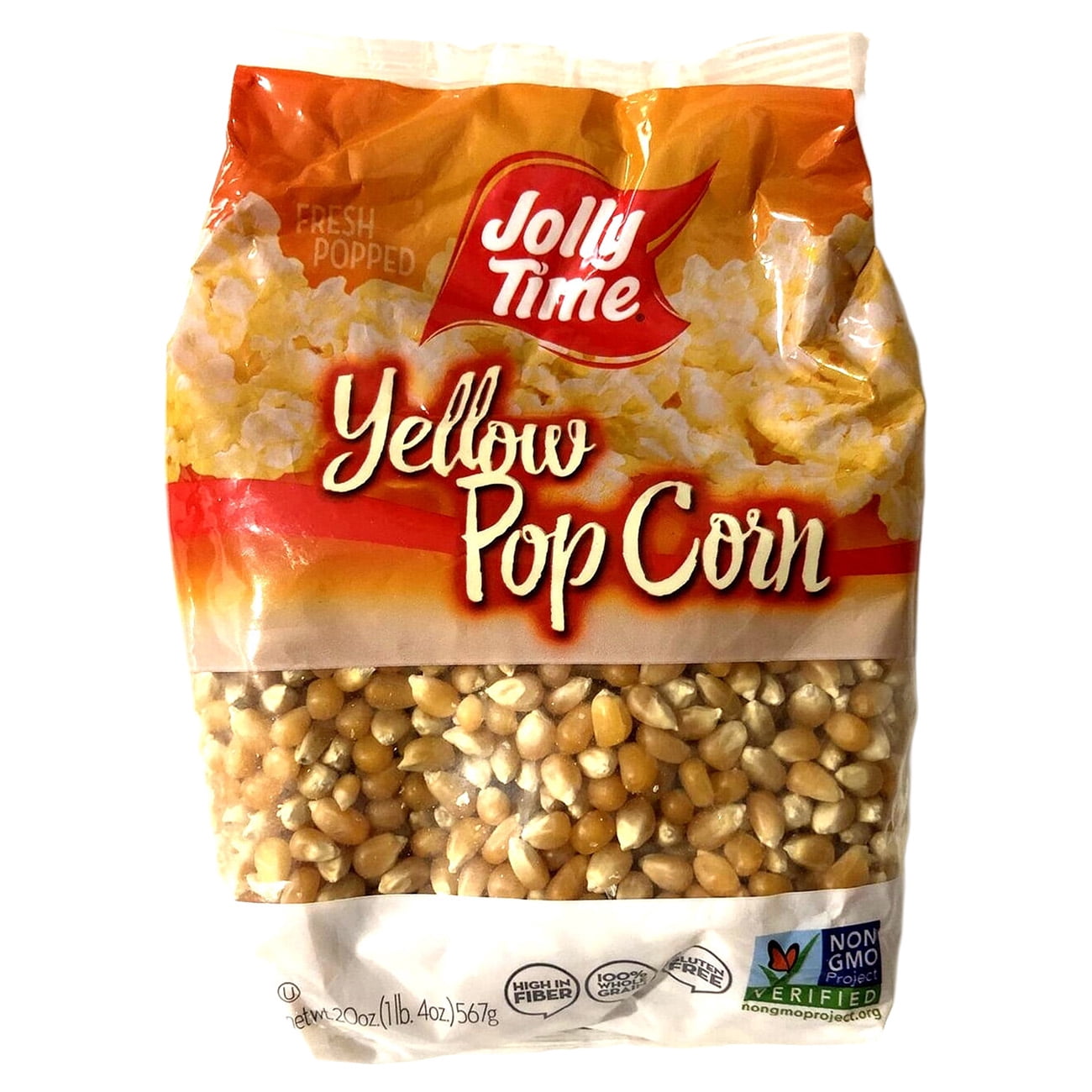 Jolly Time Non-GMO Yellow Popcorn, 20oz (2 Pack) - Walmart.com