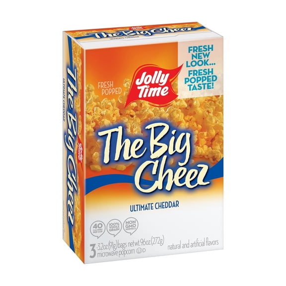 Jolly Time The Big Cheez Microwave Popcorn (Pack of 5)