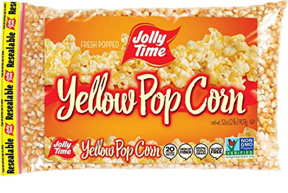 Jolly Time Unpopped Popcorn Kernels, Gourmet Popping Corn for Air