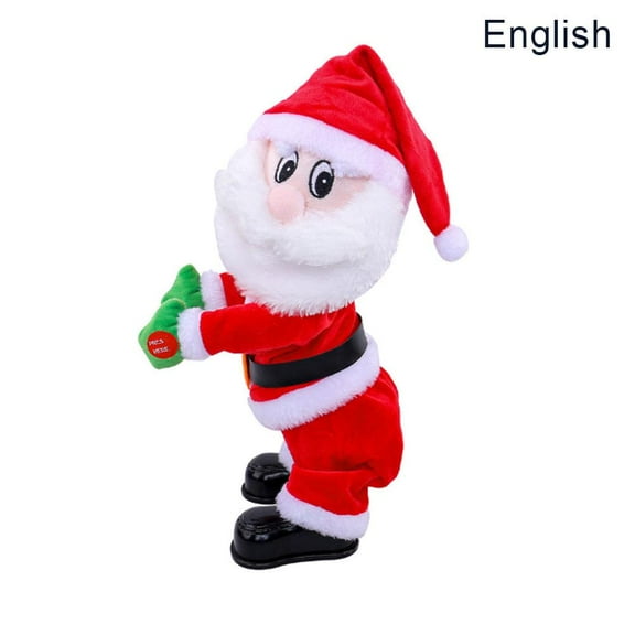 Jolly Twerking Santa Claus Electric Musical Toy With Dancing And Singing Features For Christmas Fun