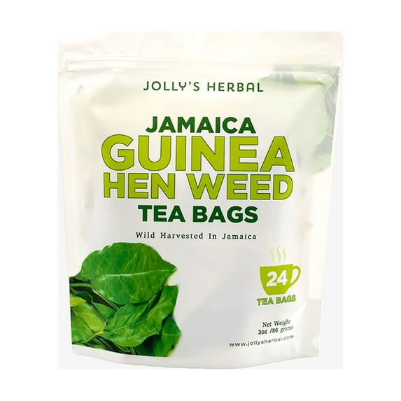 Jolly's Herbal - Jamaican Guinea Hen Weed Tea Bags, Anamu Tea