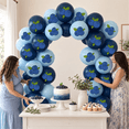 Jollyboom Blueberry Party Decorations, 36pcs Blueberry Print Latex ...