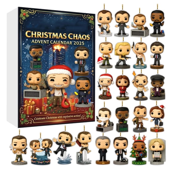 Jollyzo Die Hard Advent Calendar 2026 – 24 Days Halloween Countdown Calendar Gift Box, Collectible Toys & Figures, Perfect Xmas Gifts for Teen Girls