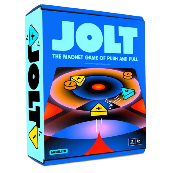 JOLT The Family Magnet Game of Push and Pull Magnetic Shuffleboard Game for 2 Players Ages 8+ (Walmart Exclusive)