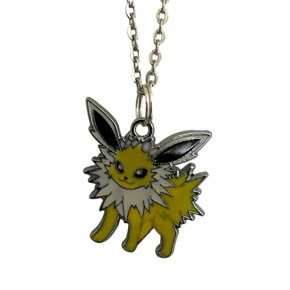 Jolteon Cartoon Character Necklace Pokemon Charm Pendant