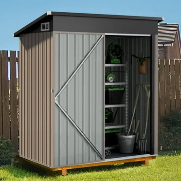 Seizeen Large Shed & Outdoor Storage, 8x6FT Metal Storage Shed for ...