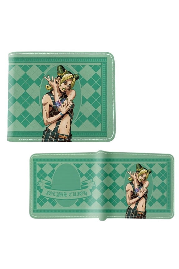 Jolyne Cujoh Style B - Jojo's Bizarre Adventure 4x5" Bi-Fold Wallet