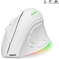 thumbnail image 1 of Jomaa 2.4G+Bluetooth Ergonomic Vertical Wireless Mouse 4000 DPI RGB Backlit Rechargeable Wireless Mouse Slient Click, 1 of 8