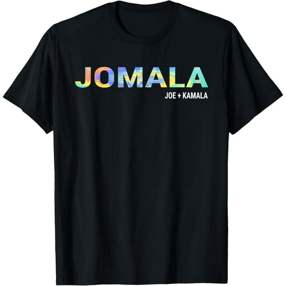 Jomala 2020 Vintage Tie Dye Rainbow Joe Biden Kamala Harris T-Shirt