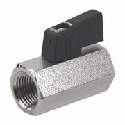 1/4" NPT Nickel Plated Brass Mini Valve 100-431