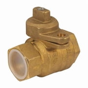 Jomar Valve 1-1/4 FNPT Brass Gas Ball Valve Inline 240-006B