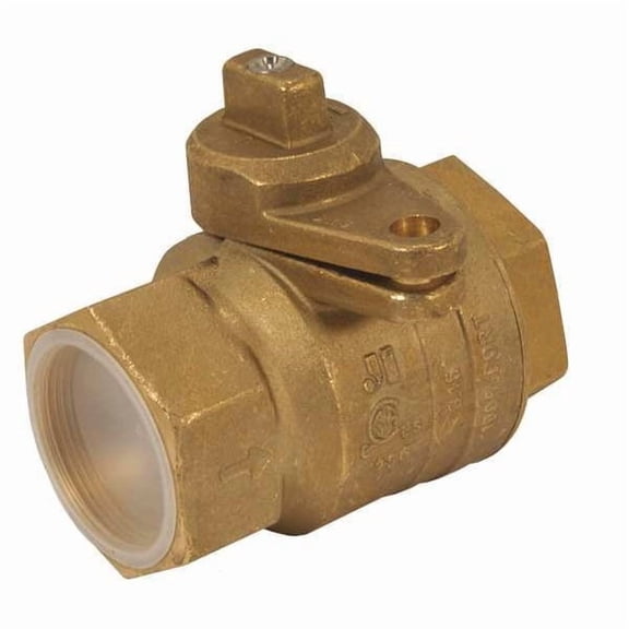 Jomar Valve 2" FNPT Brass Gas Ball Valve Inline 240-008B