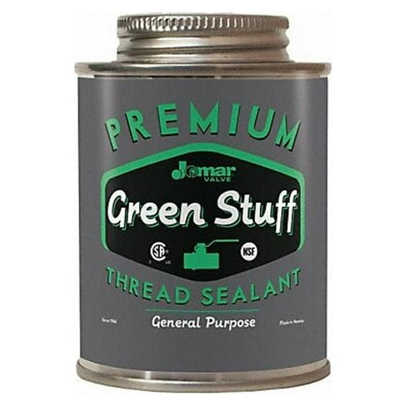 Jomar Valve Pipe Thread Sealant 2 fl oz, Tube, Green Stuff, Green, Paste 400-101