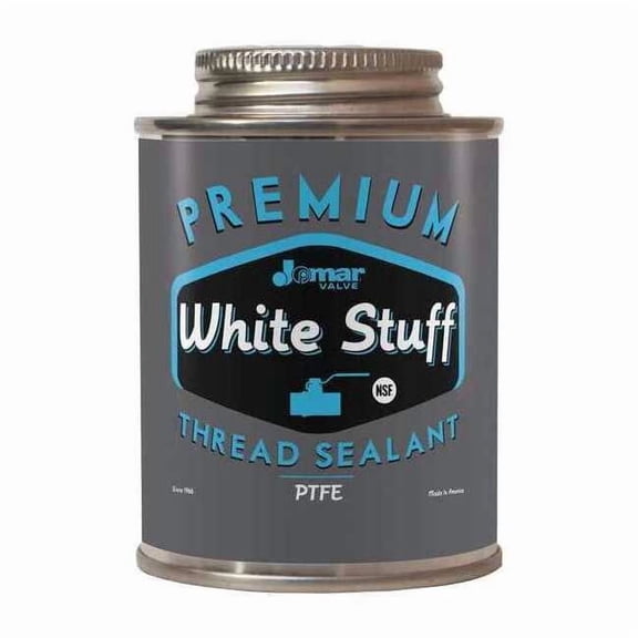 Pipe Thread Sealant 32 fl oz, Brush-Top Can, White Stuff, White, Paste 400-005