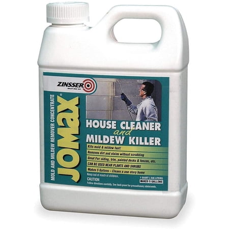 Zinsser Jomax House Cleaner And Mildew Killer - Liquid Mildew Cleaner - 32 oz.