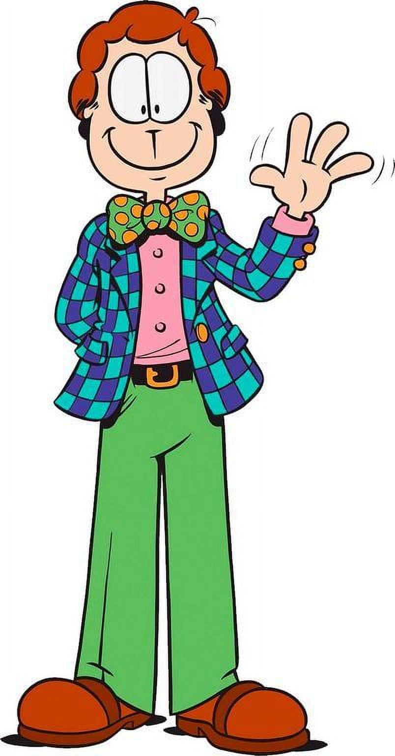 Jon Arbuckle Garfield the Cat High Five Cartoon Character Wall Art