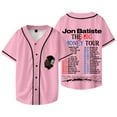 thumbnail image 1 of Jon Batiste Big Money Tour Baseball Jacket Cosplay Unisex Fashion V-neck Short Sleeve T-shirts, 1 of 6